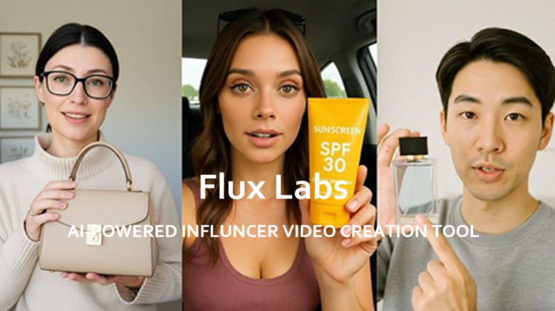 Flux Labs:AI网红视频制作工具