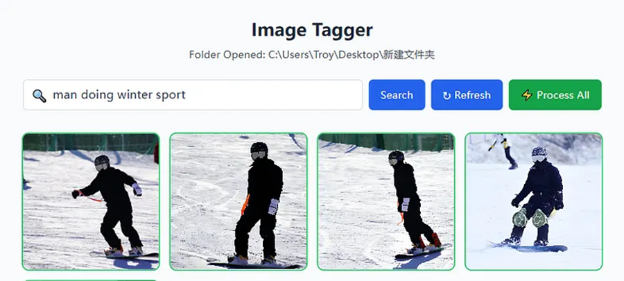 本地AI驱动的图片标记工具